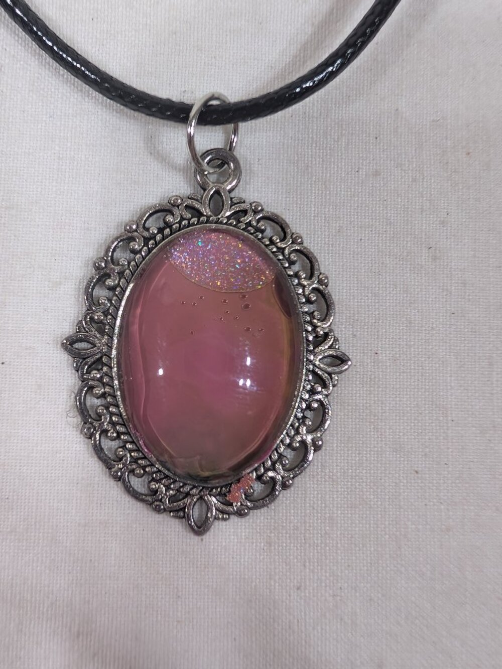 Oval Shaped Cabochon necklace & earrings Set